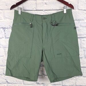 Rohan Originals Mens Green Technical Hiking Shorts Pockets Outdoor Size 32